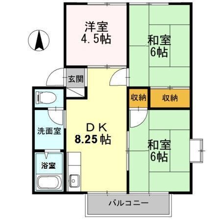 サンガーデンナベシマ　C棟の物件間取画像